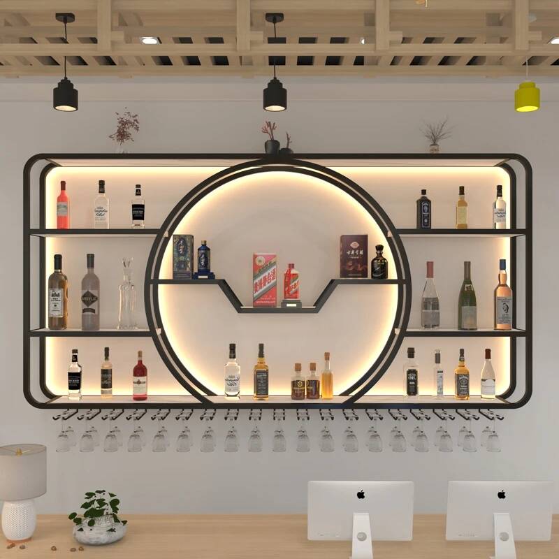Wine Nightclub Display Cabinet - Home Bar Shelves 리뷰 및 가격