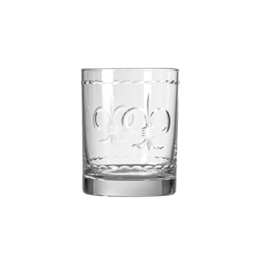 Fleur De Lis Double Old Fashio - Old Fashioned Glass 리뷰 및 가격