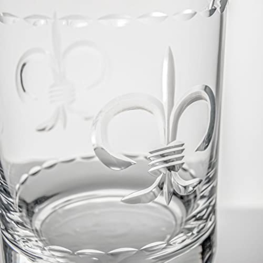 Fleur De Lis Double Old Fashio - Old Fashioned Glass 리뷰 및 가격