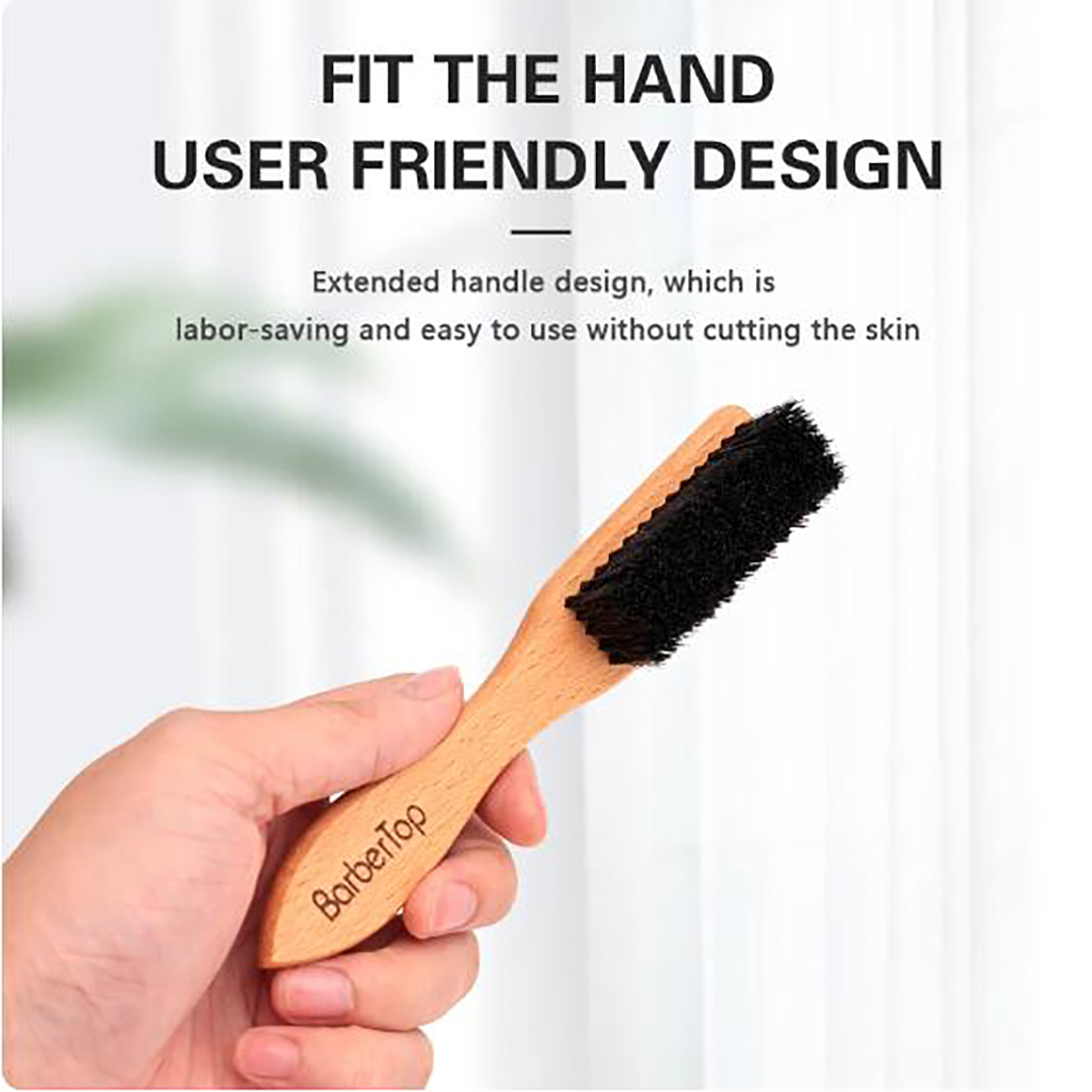 Barbershop Wooden Handle Boar  - Home Barbershop 리뷰 및 가격