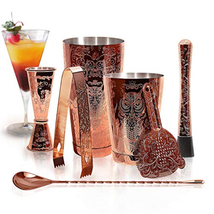 Sky Fish Bartender Kit Cocktai - Boston Shaker Set 리뷰 및 가격
