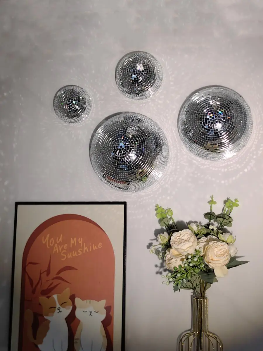 New Wall Disco Ball Mirrored D - Old Fashioned Glass 리뷰 및 가격