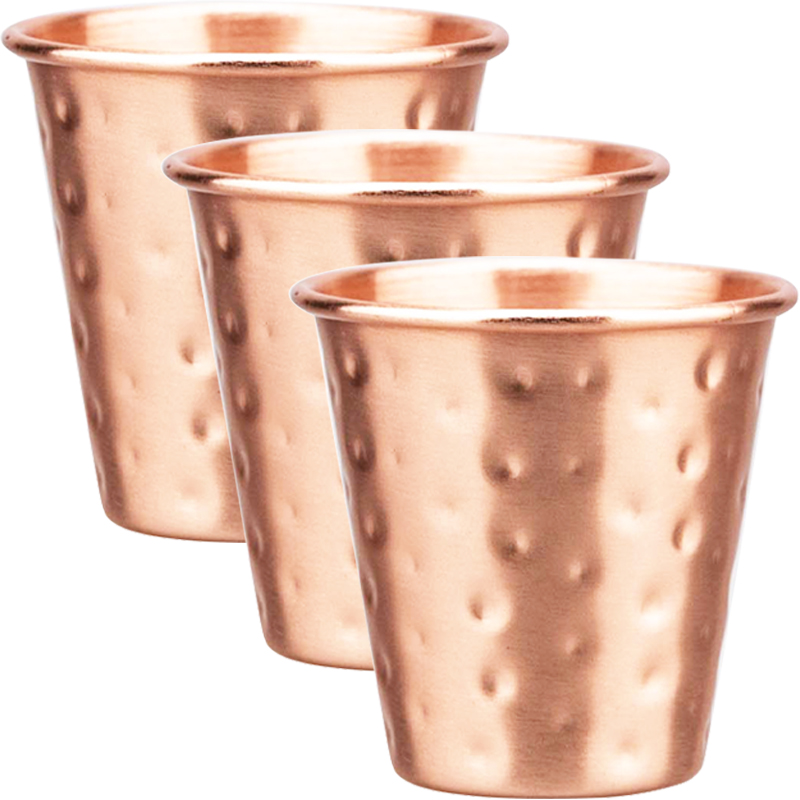 3Pcs New 60ml 100% Copper Cups - Mule Copper Mug 리뷰 및 가격