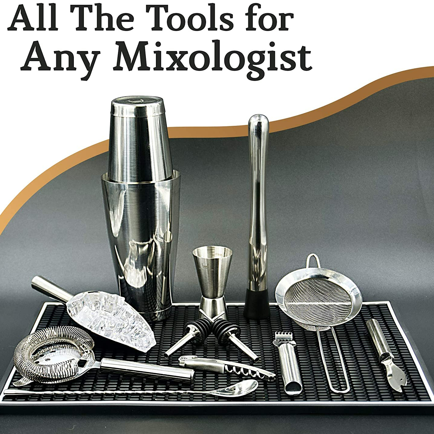 stllCamol 14-Piece Stainless S - Boston Shaker Set 리뷰 및 가격