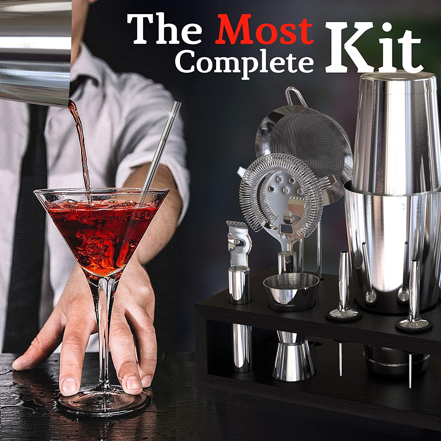 stllCamol 14-Piece Stainless S - Boston Shaker Set 리뷰 및 가격