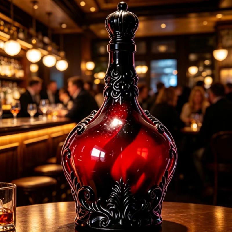 Ornate Embossed Crown Glass De - Home Bar Shelves 리뷰 및 가격