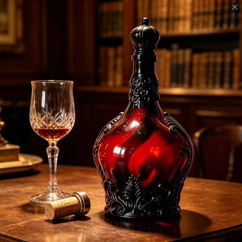 Ornate Embossed Crown Glass De - Home Bar Shelves 리뷰 및 가격