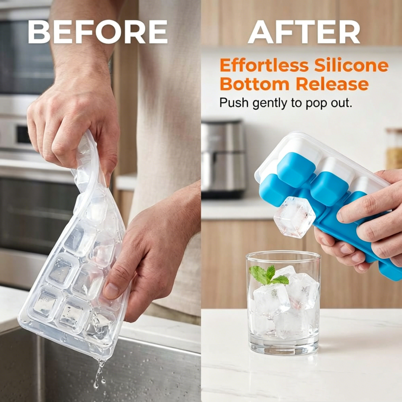 Ice Cube Trays with Storage Bi - Ice Pick Pick 리뷰 및 가격