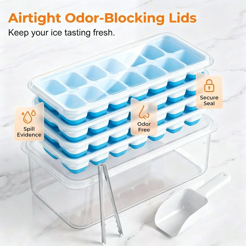 Ice Cube Trays with Storage Bi - Ice Pick Pick 리뷰 및 가격