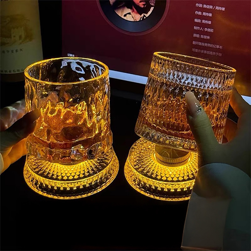 360° Rotating Whiskey Glass wi - Old Fashioned Glass 리뷰 및 가격