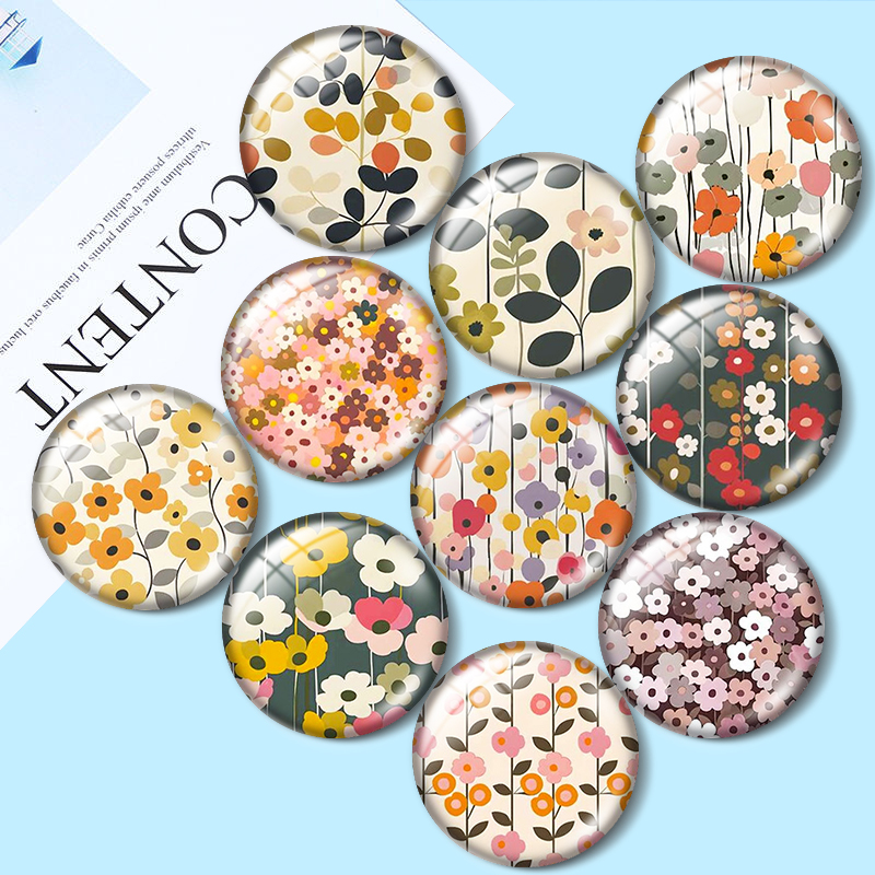 Retro Floral12/18/20/25mm glas - Old Fashioned Glass 리뷰 및 가격