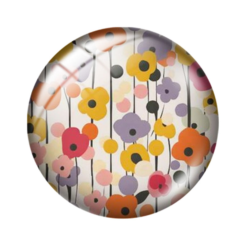 Retro Floral12/18/20/25mm glas - Old Fashioned Glass 리뷰 및 가격