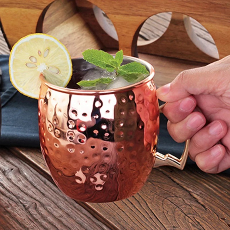 1-6PCS Cocktail Wine Cup Mosco - Mule Copper Mug 리뷰 및 가격