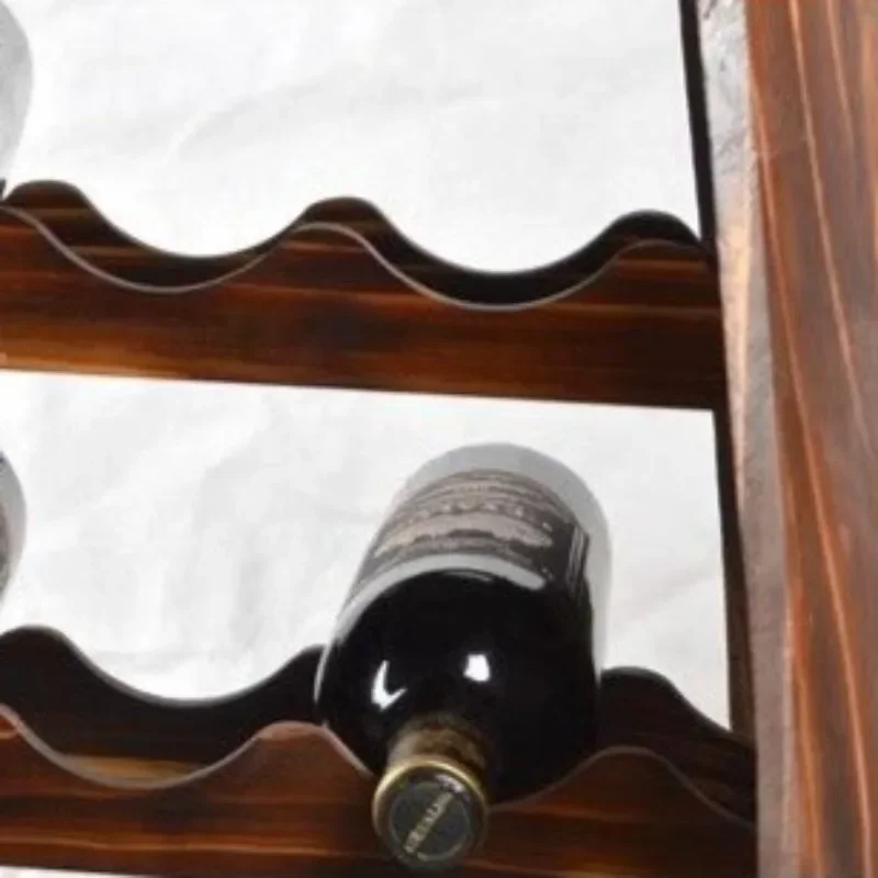 Solid Wood Wine Rack Oak Barre - Home Bar Shelves 리뷰 및 가격