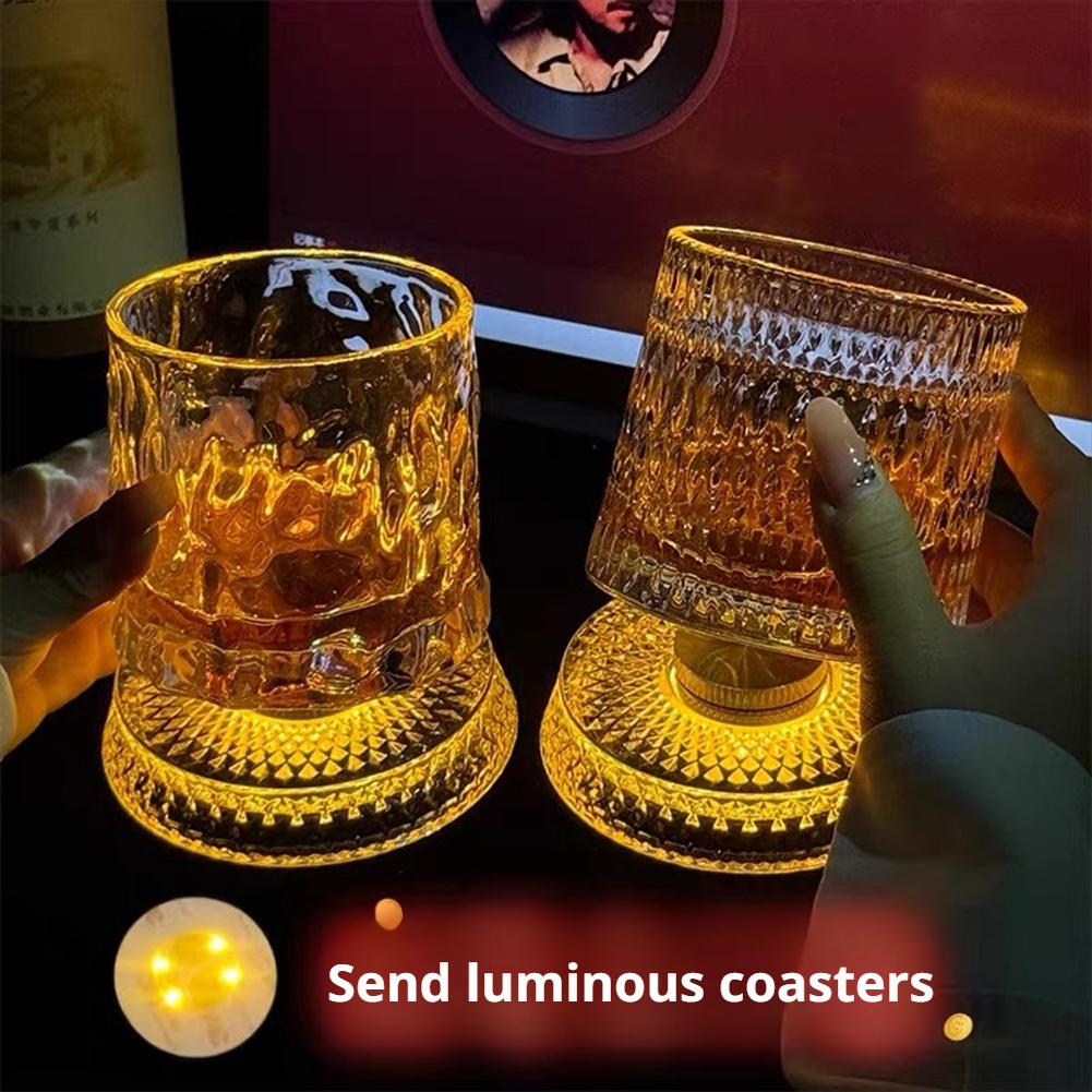 360° Rotating Whiskey Glass wi - Old Fashioned Glass 리뷰 및 가격