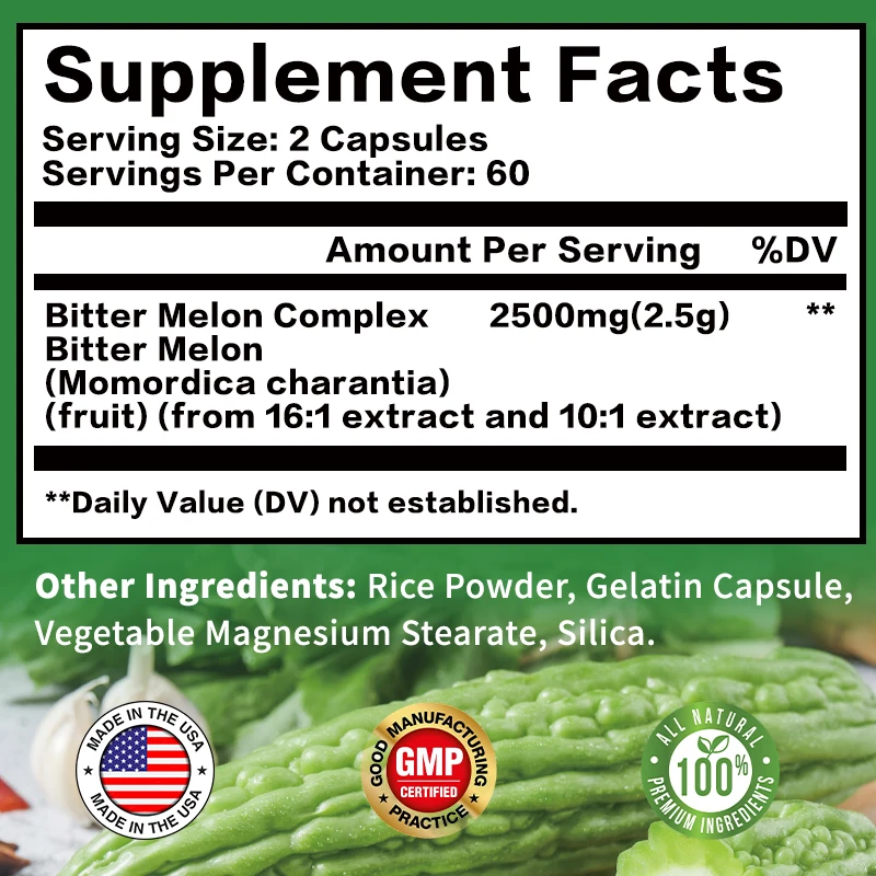 Bitter Melon Complex Capsules  - Bitters Bottle Set 리뷰 및 가격