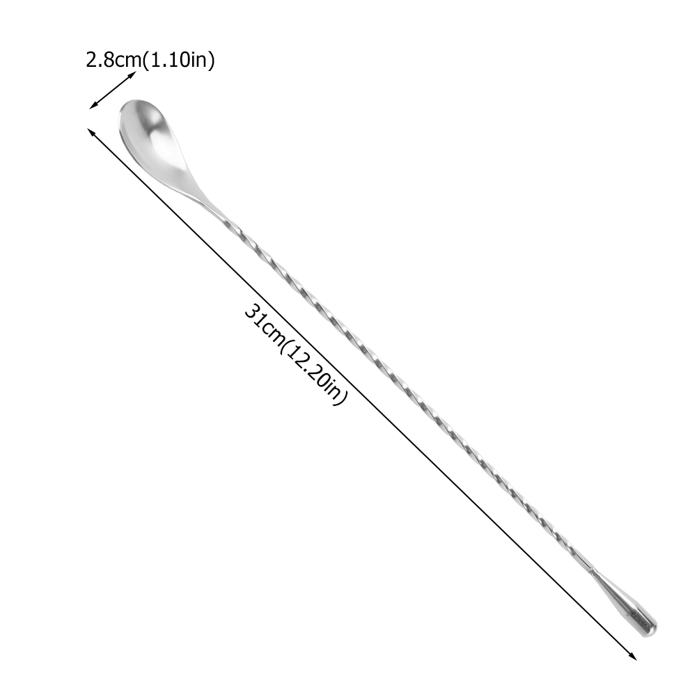 Stainless Steel Bar Wine Cockt - Bar Spoon Twisted 리뷰 및 가격