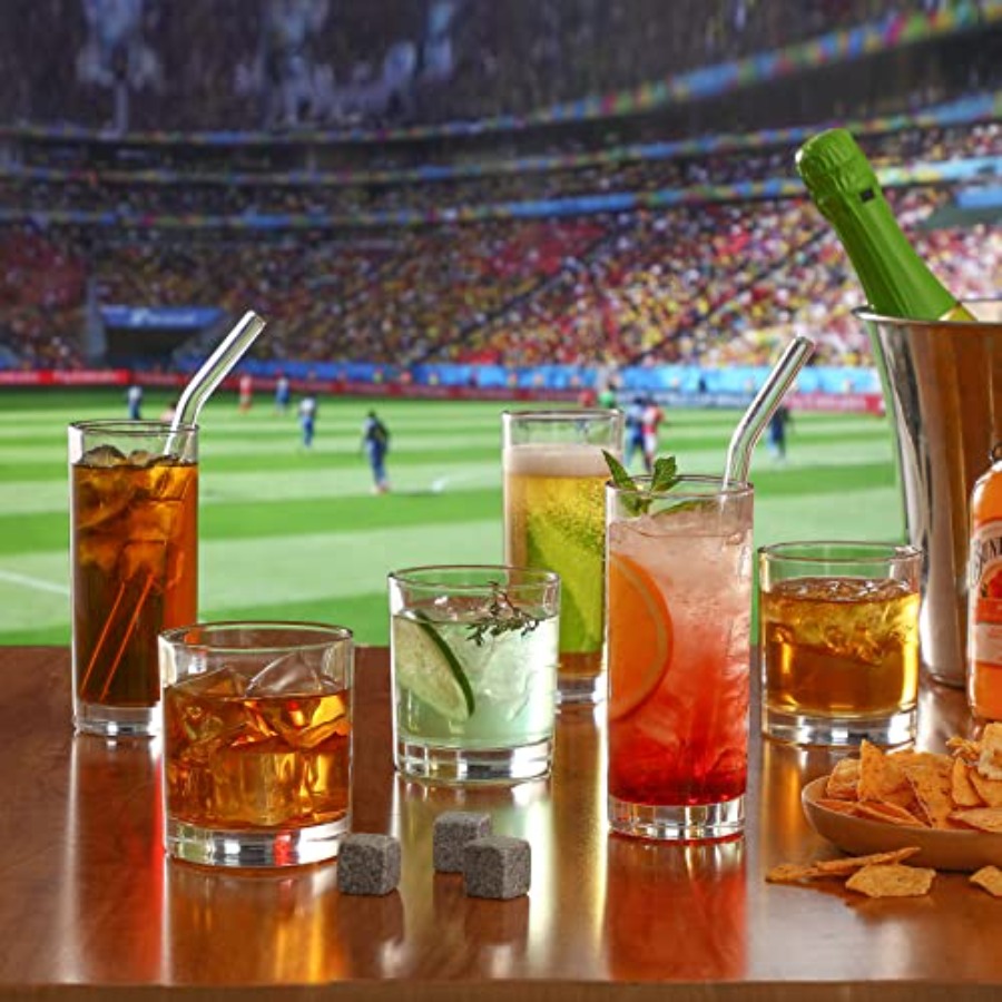 [ 12 Pack ] Glass Cups with Gl - Highball Glass Set 리뷰 및 가격