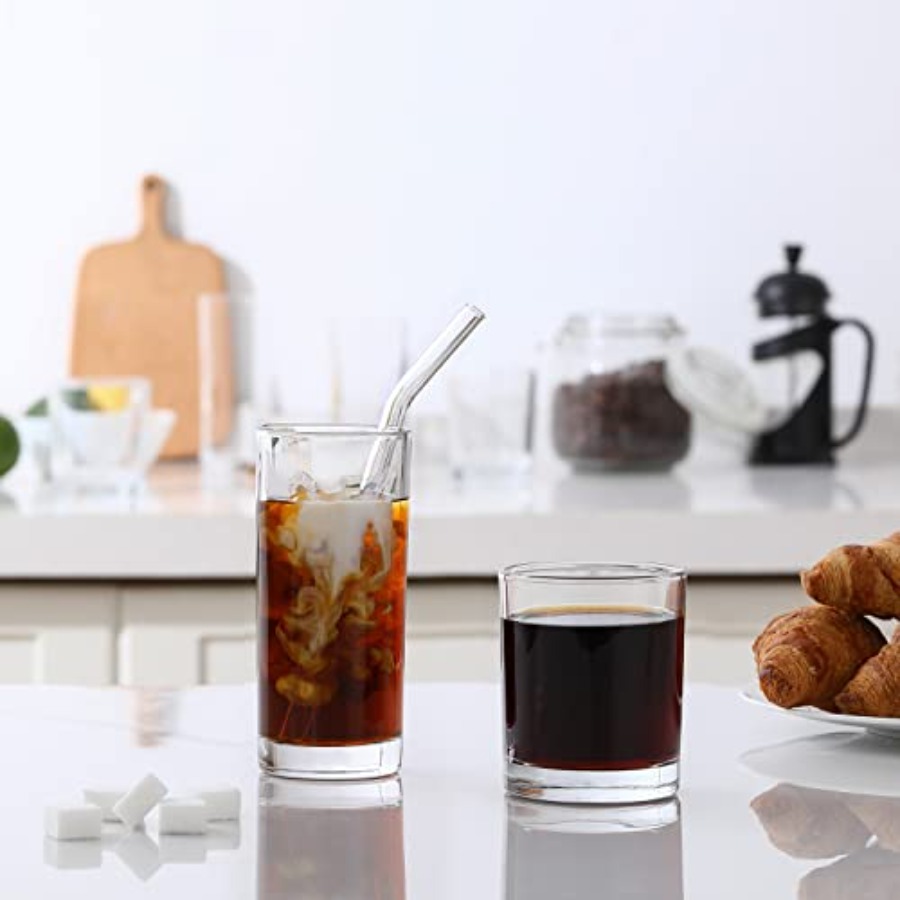 [ 12 Pack ] Glass Cups with Gl - Highball Glass Set 리뷰 및 가격