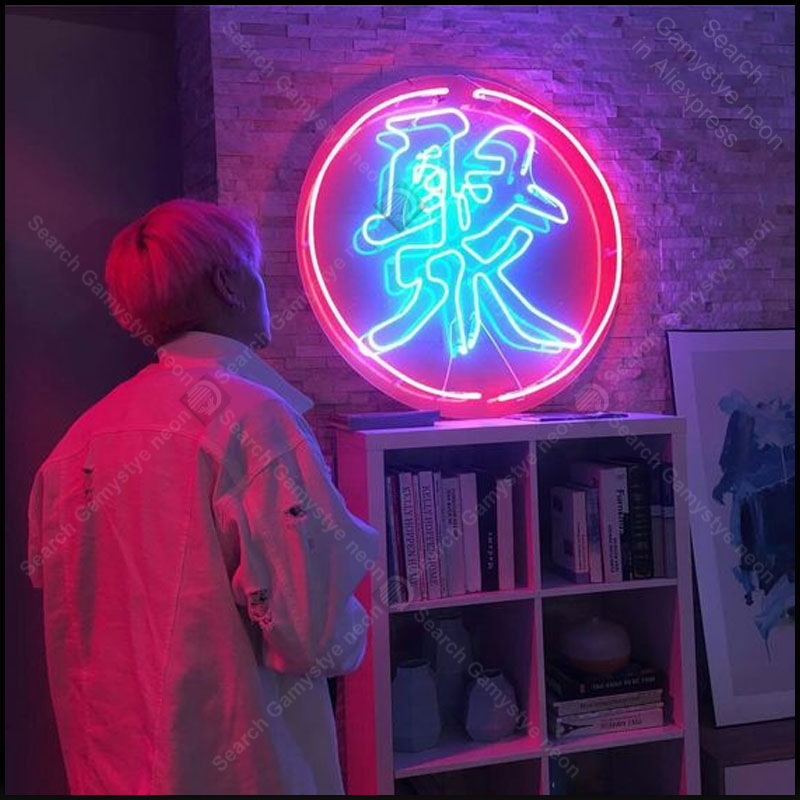 Chinese Word for Party Neon Bu - Home Bar Word 리뷰 및 가격