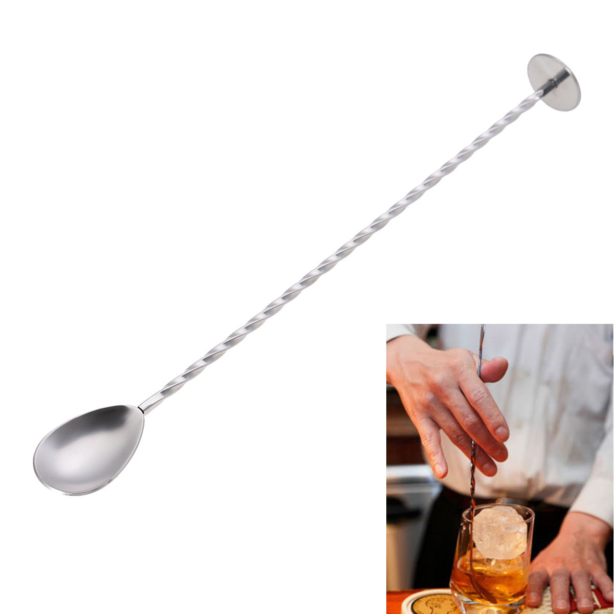 304 Stainless Steel Cocktail P - Bar Spoon Twisted 리뷰 및 가격