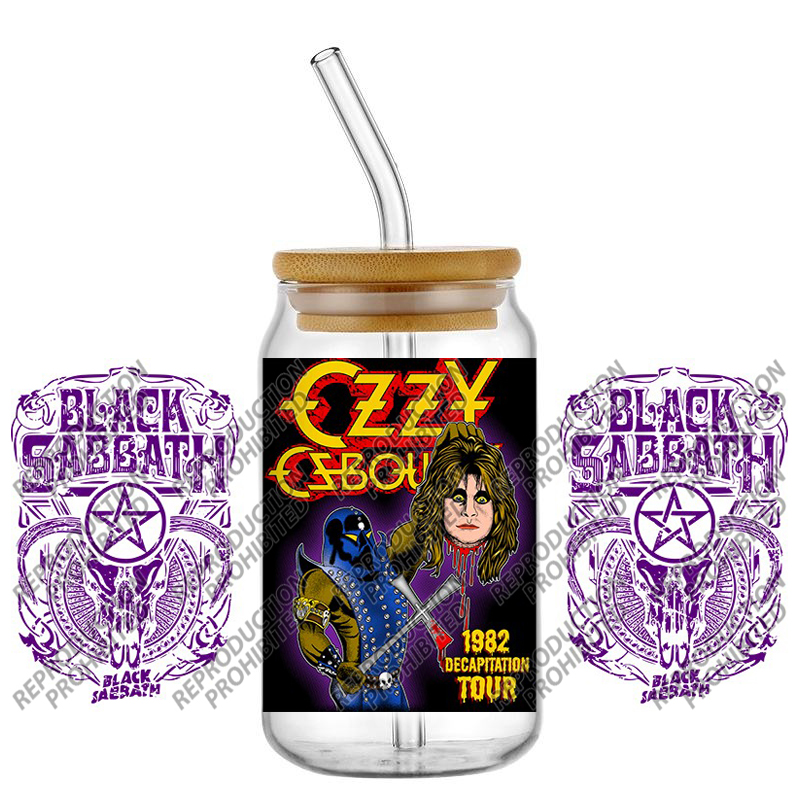 Vintage Heavy Metal Cross Art  - Old Fashioned Glass 리뷰 및 가격