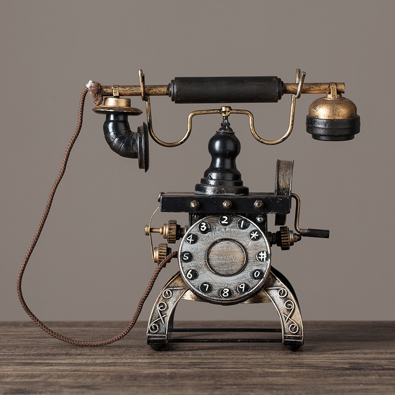 Vintage Old Telephone Desk Dec - Home Bar Shelves 리뷰 및 가격