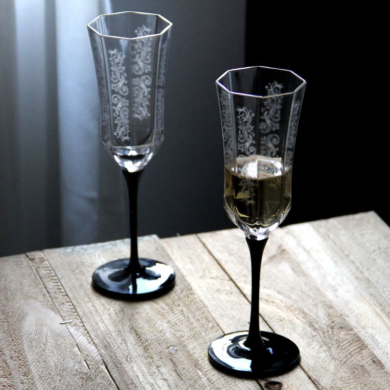 French Vintage Champagne Glass - Old Fashioned Glass 리뷰 및 가격