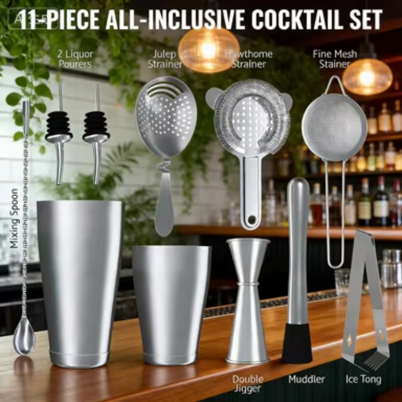 stllCAMOL FACTORY 11 Pieces Si - Boston Shaker Set 리뷰 및 가격