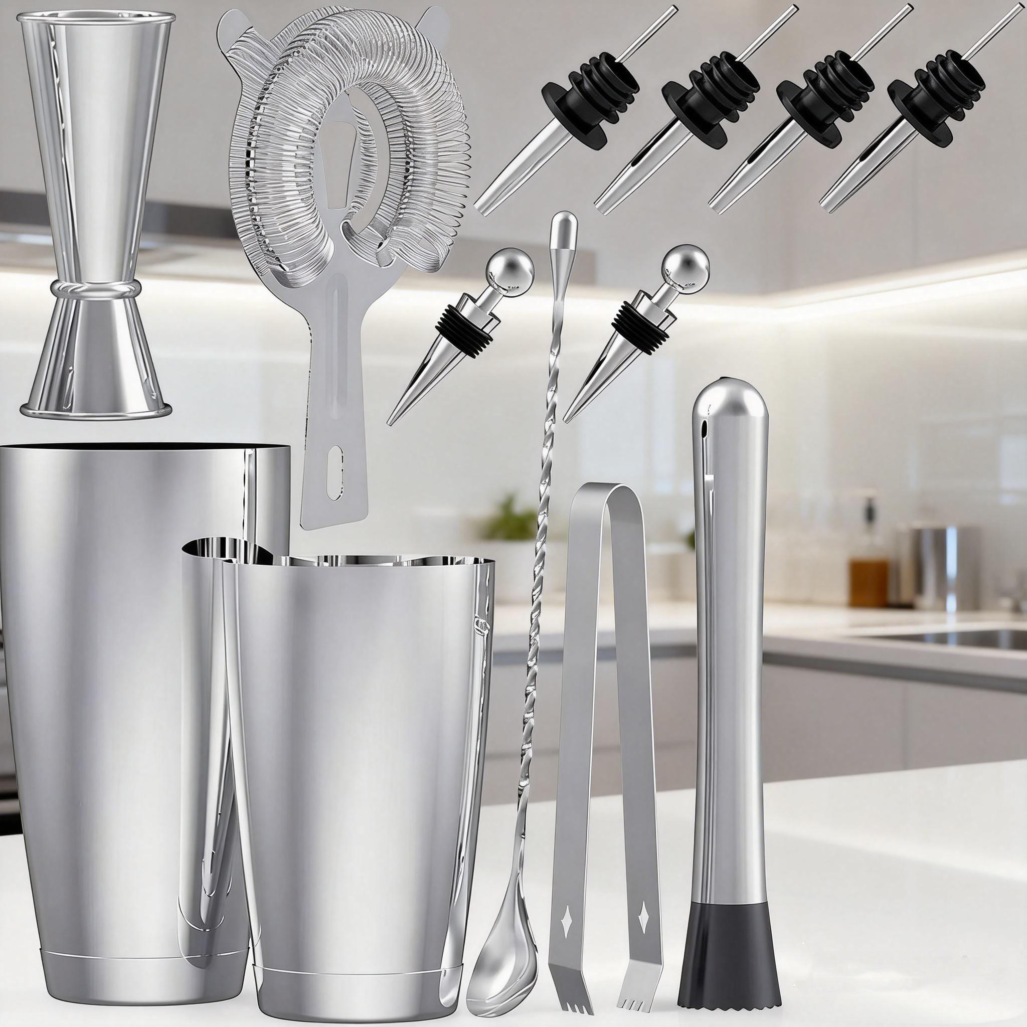 stllCamol Cocktail Shaker Bost - Boston Shaker Set 리뷰 및 가격