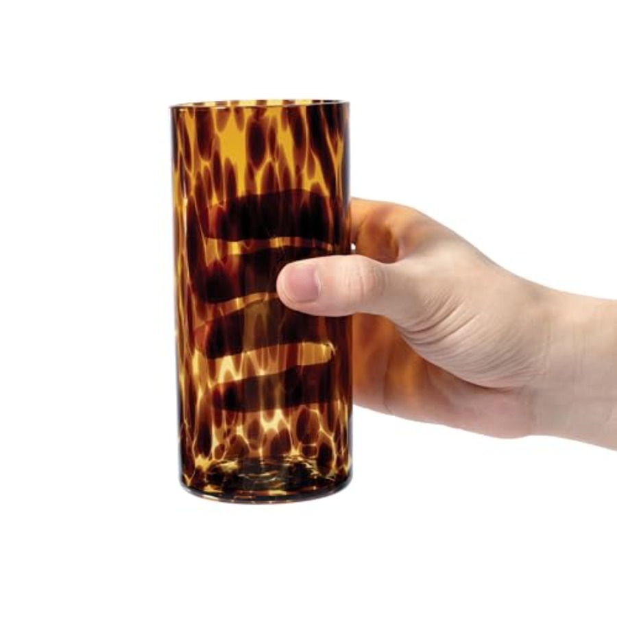 Tortoise Shell Highball Glass  - Highball Glass Set 리뷰 및 가격