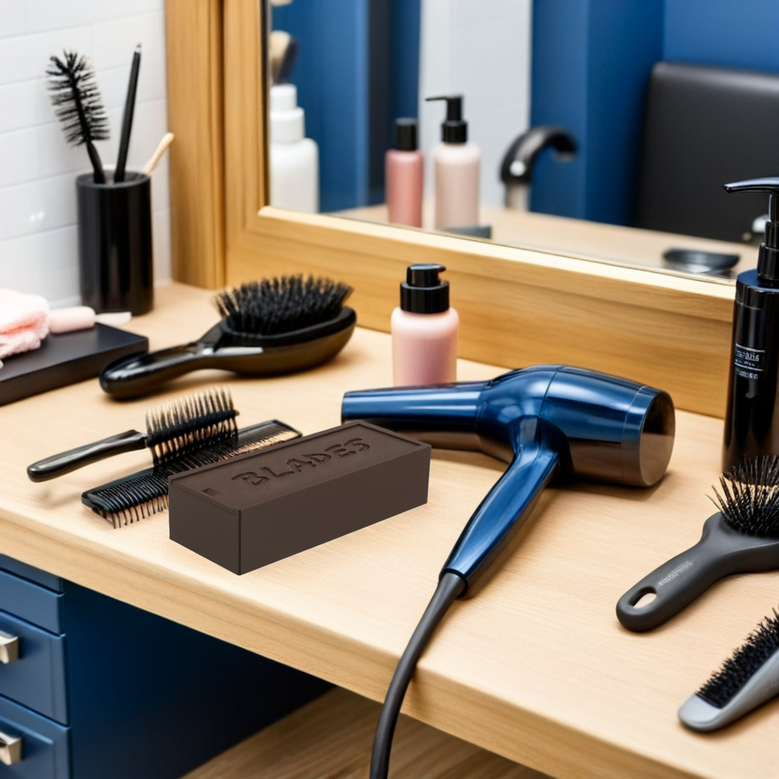 Plastic Brown Blade Storage Do - Home Barber 리뷰 및 가격