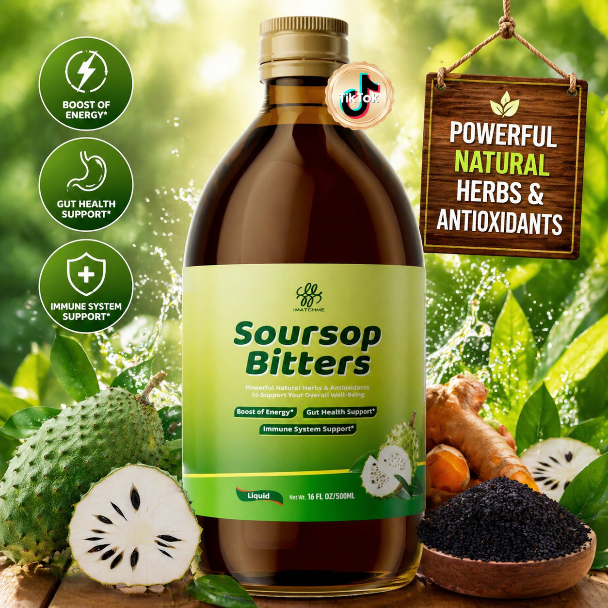 Soursop Bitters Liquid 500ML,  - Bitters Bottle Set 리뷰 및 가격