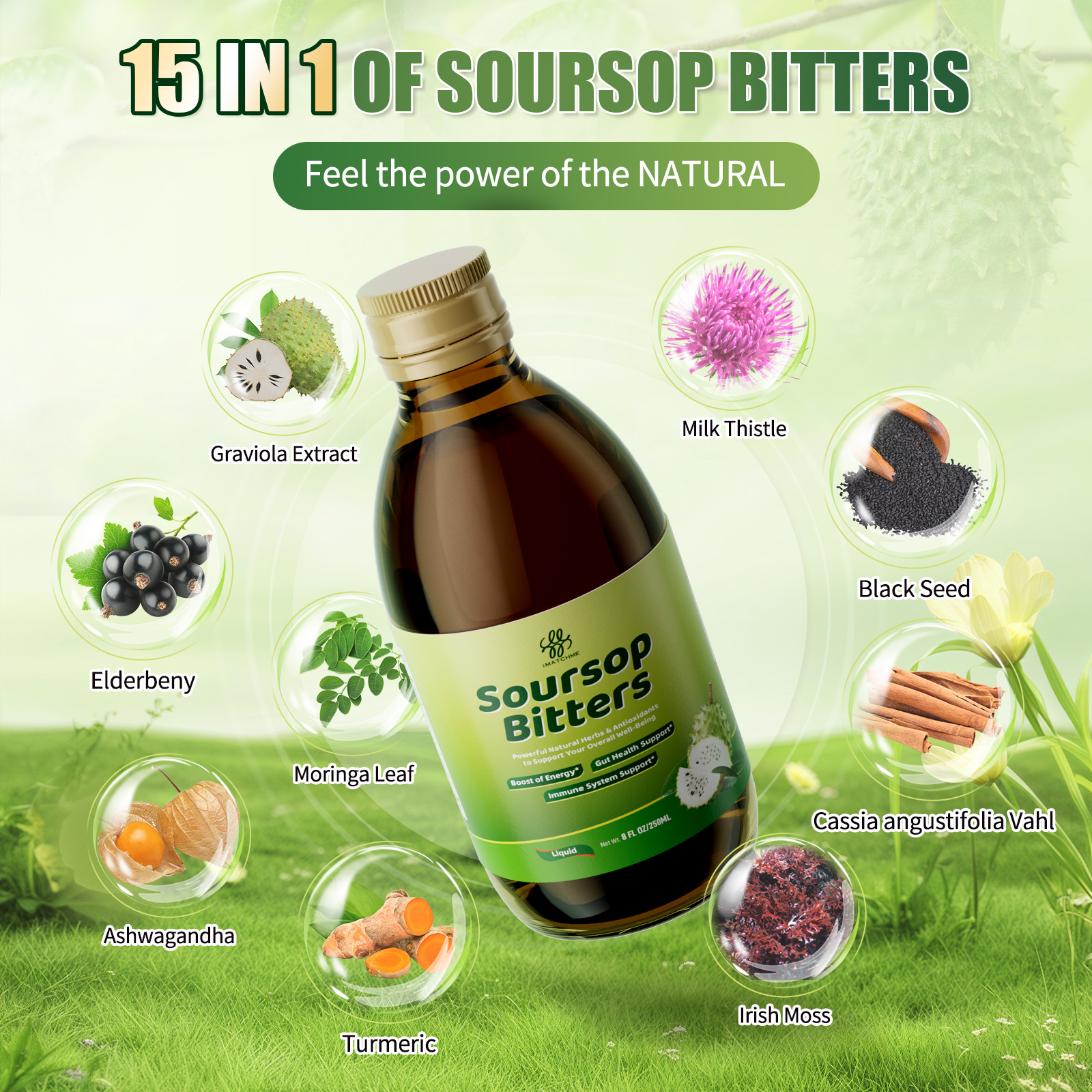 Soursop Bitters Liquid 500ML,  - Bitters Bottle Set 리뷰 및 가격