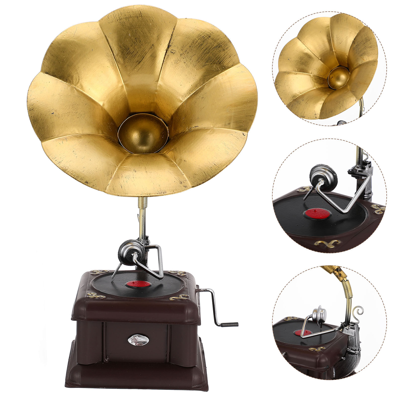 Vintage Phonograph Ornament Ha - Home Bar Shelves 리뷰 및 가격