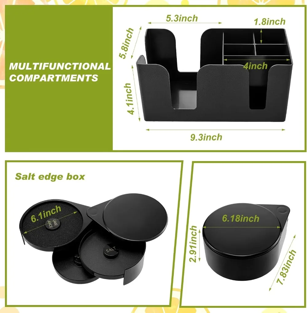 6-Compartment Garnish Tray wit - Garnish Tray Set 리뷰 및 가격