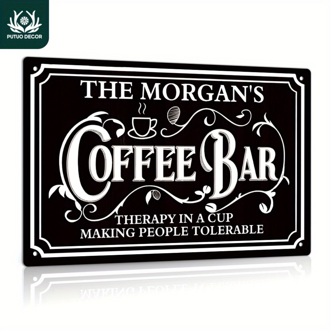 1pc Personalized The Morgan's  - Home Bar And Coffee 리뷰 및 가격