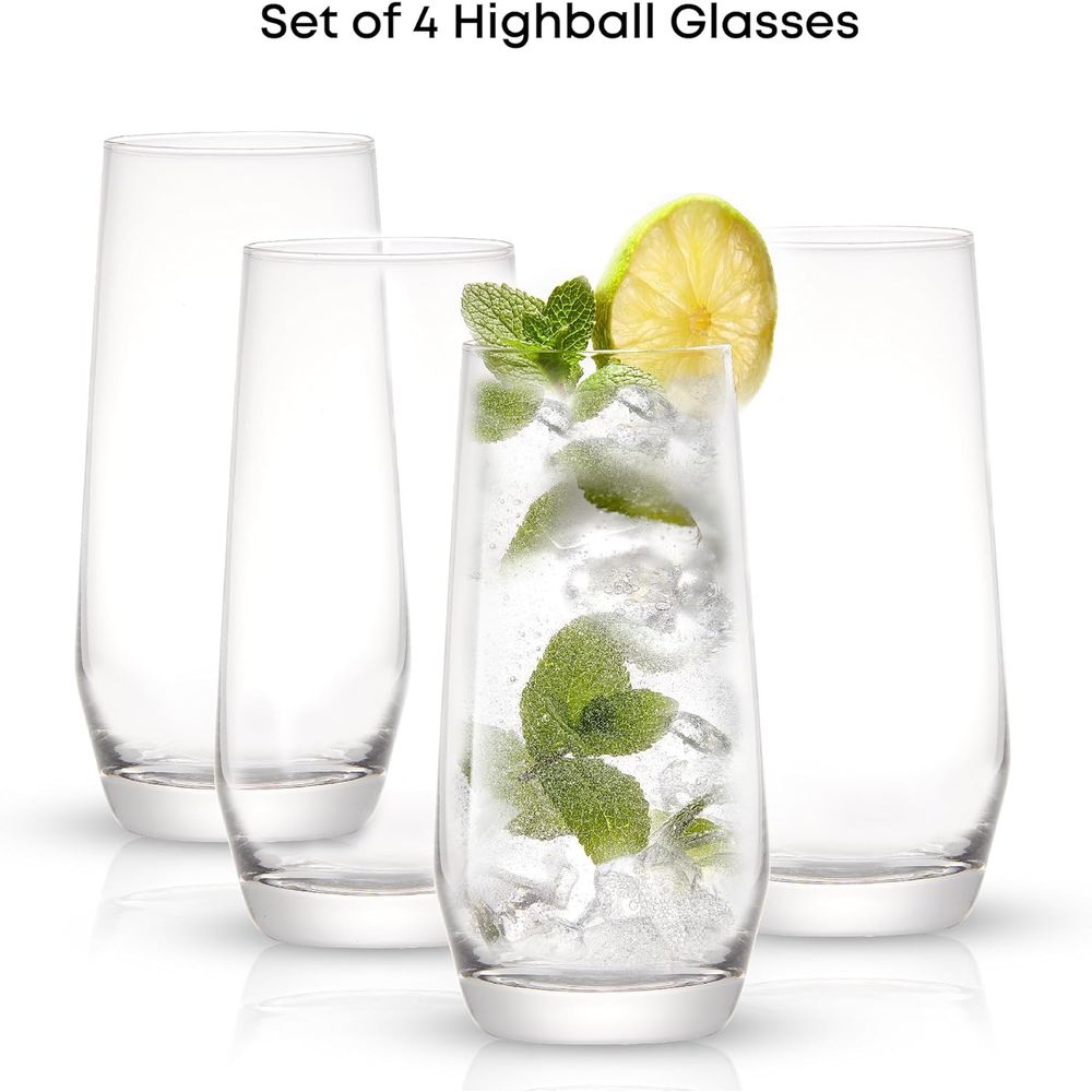 18.5 oz Highball Glasses Set,  - Highball Glass Set 리뷰 및 가격