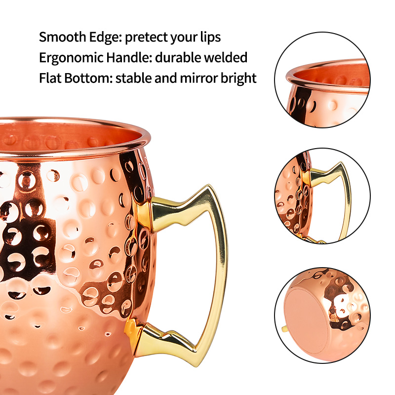Moscow Mule Stainless Steel Mu - Mule Copper Mug 리뷰 및 가격