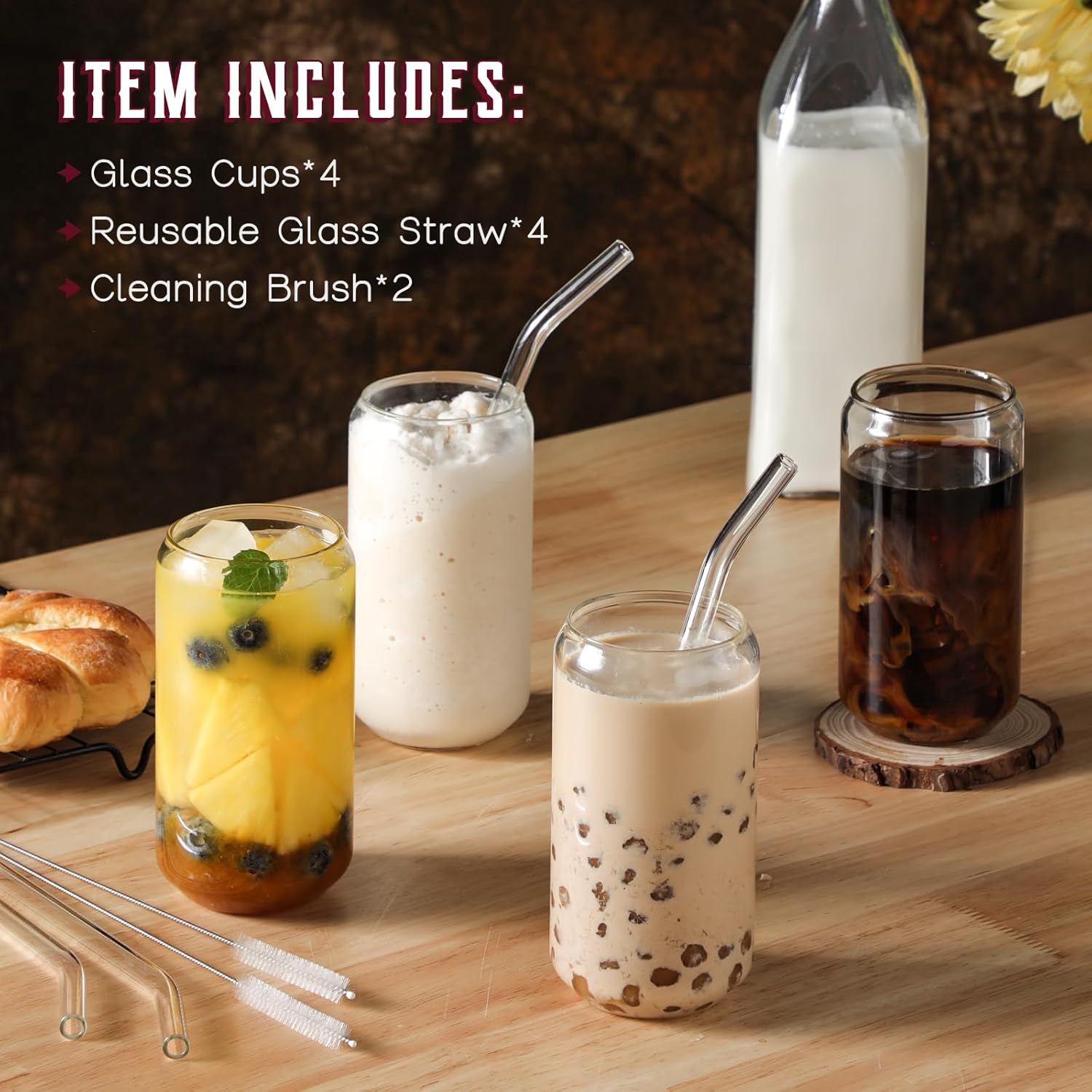 16oz Highball Glasses Set with - Highball Glass Set 리뷰 및 가격